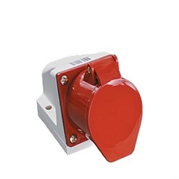 Розетка силовая стационарная IP44 32А 3P PE 380В TDM ELECTRIC