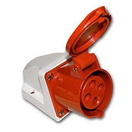 Розетка HT-114 16А стац. 3Р РЕ 380В IP-44 АБК-Сила