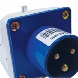Вилка силовая стационарная IP44 32А 2P PE 220В TDM ELECTRIC