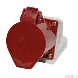 РОЗЕТКА 125 СТАЦИОНАРНАЯ ОП 3P PE N 32А 380В IP44 ИЭК IEK