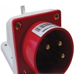 Вилка силовая стационарная IP44 16А 3P PE 380В TDM ELECTRIC