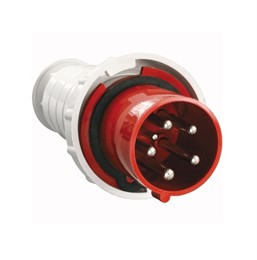 Силовой разъем вилка IP54 125А 3P PE N 380В TDM ELECTRIC