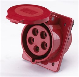 Розетка скрытой установки IP67 63А 3Р РЕ 380В TDM ELECTRIC
