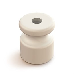 Изолятор Greenel пластиковый D20x22 Белый