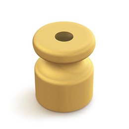 Изолятор Greenel пластиковый D20x22 Песочное золото