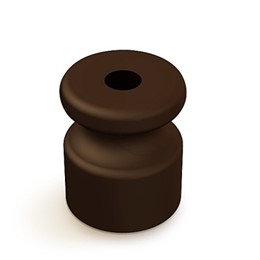 Изолятор Greenel пластиковый D20x22 Коричневый