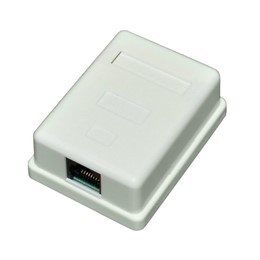 Компьютерная розетка CAT.5e белая