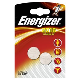 Батарейка Energizer CR2016 lithium (2шт в уп.)