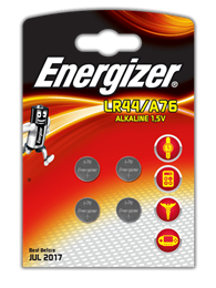 Батарейка Energizer Alkaline LR44/A76 1,5V 2 шт