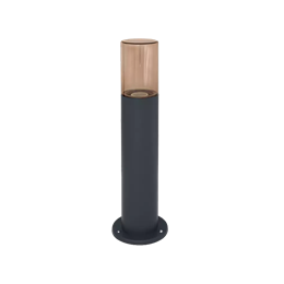 ENDURA CLASSIC E27 PIPE AMBER 500mm GREY IP44 - садово-парк. светильник LEDV
