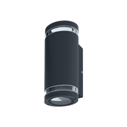 ENDURA CLASSIC GU10 BEAM GAP WALL UP+DOWN DARK GREY IP44 - уличн. БРА LEDV