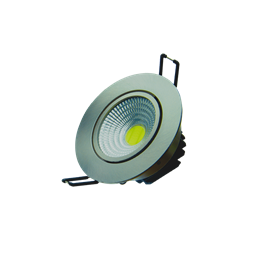FL-LED Consta B 7W Nikel 2700K мат. хром 7Вт 560Лм(светильник встр. пов.)(S415) D=85мм d=68мм h=45мм
