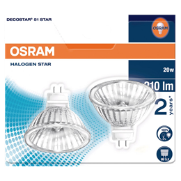 44860 WFL DECOSTAR 51S 36° 20W 12V GU 5,3 (10XBLI2) - OSRAM лампа(цена за блистер)