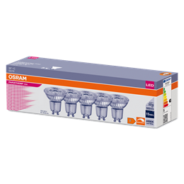 1-PARATHOM PAR16 50 36° 4,5W/940 DIM 230V GU10 - ( УПАК 5 ЛАМП ) - LED лампа OSRAM