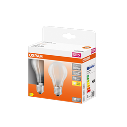 LEDSCLA100 10W/827 230VGL FR E27 Экопак1X2лампы OSRAM - филамент лампа