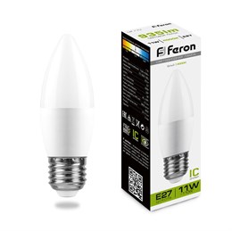 Лампа светодиодная Feron LB-770 Свеча E27 11W 175-265V 4000K
