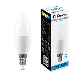 Лампа светодиодная Feron LB-970 Свеча E14 13W 175-265V 6400K