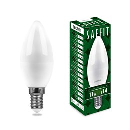 Лампа светодиодная SAFFIT SBC3711 Свеча E14 11W 230V 6400K