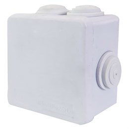 Коробка разветвительная STEKKER EBX30-01-65, 85*85*50 мм, 7 мембранных вводов, IP55, светло-серая