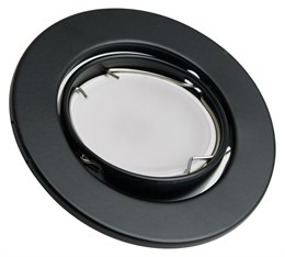 Светильник потолочный встраиваемый Feron DL11 MR16 50W G5.3 чёрный матовый