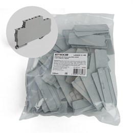 LD562-1-40 Торцевая заглушка для ЗНИ LD554 4 мм?  (JXB ST 4), серый STEKKER