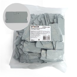 LD560-1-60 Торцевая заглушка для ЗНИ LD552 6 мм?  (JXB ST 6), серый STEKKER