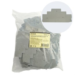 Торцевая заглушка для ЗНИ LD579 2,5 мм? (JXB PT 2,5), серый LD579-1-25