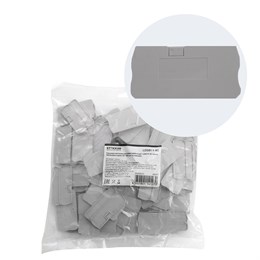 Торцевая заглушка для ЗНИ LD572 4 мм? (JXB PT4), серый LD581-1-40