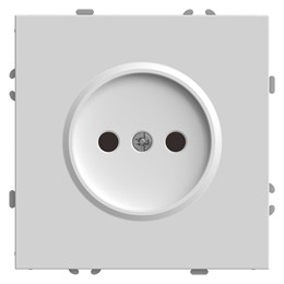 Розетка 1-местная с защитной шторкой (механизм), STEKKER, б/з, 250В, 16А, серия Эмили, RST16-5109-01 , белый фарфор, soft touch