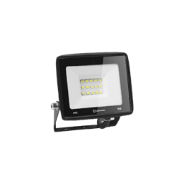 FL ECO 10W/6500K 230V IP65 1000Lm 110° 103x104x24mm RU - Светодиодный прожектор чёрный LEDVANCE