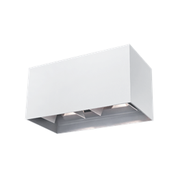 FL-LED WallBeam-H-UD006-2 4x3W-UP/DN WT 0-120° CCT-3000K+4000K+6000K 200x100x100мм IP65 - с-к настен