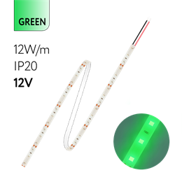 FL-Strip 2835- S60-G 12.0W/m GREEN DC-12V IP20 10*5000mm