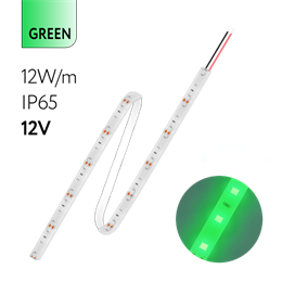 FL-Strip 2835- SW60- G 12.0W/m GREEN DC-12V IP65 10*5000mm