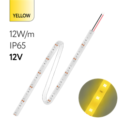FL-Strip 2835- SW60- Y 12.0W/m YELLOW DC-12V IP65 10*5000mm