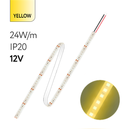 FL-Strip 2835-S120-Y 24.0W/m YELLOW DC-12V IP20 10*5000mm