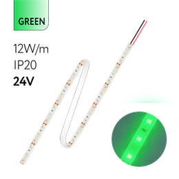 FL-Strip 2835- S60-G 12.0W/m GREEN DC-24V IP20 10*5000mm