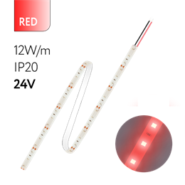 FL-Strip 2835- S60-R 12.0W/m RED DC-24V IP20 10*5000mm