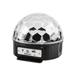 Декор-ый LED светильник ДИСКО-полусфера с пультом ДУ и Bluetooth, 230 В