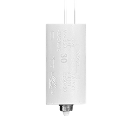 VS 30 мкФ ±10% 250V d43xl92 -25C/+85C M8x10 (Пласт. корпус/провода 250мм) - Конденсатор