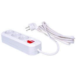удлинитель 3х3м с заземл. 13А IP20 S-303 ПВС3х1 с выкл. - UNIVersal