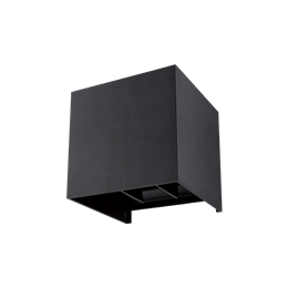 FL-LED WallCube-UD006 2x5W-UP/DN BK 0-120° CCT-3000K+4000K+6000K L/W/H-100мм IP65 - с-к настен.