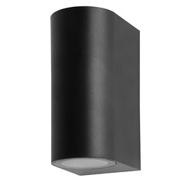 Светильник садово-парковый Feron.ONE DH015-P, на стену, 2*GU10 220-240V, черный пластик