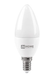 Лампа светодиодная LED-СВЕЧА-VC 6Вт 230В Е14 4000К 570Лм IN HOME