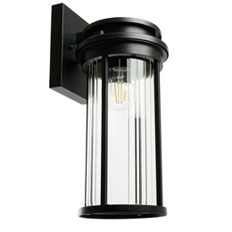 Светильник садово-парковый Feron PL781  на стену вниз 40W 220-240V E27, черный