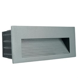 Светодиодный светильник Feron LN012-1 встраиваемый 5W 4000K, IP65, серый