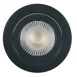 Светодиодный светильник Feron.ONE AL540 встраиваемый 12W 4000K черный "круг"