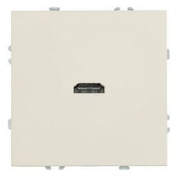 Розетка HDMI 2.0 Type A (механизм), STEKKER, серия Эмили, RST00-5118-08, кашемир, soft touch