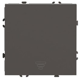 Выключатель 1-кл.самовозвр. (механизм), STEKKER, 250В, 10А, серия Эмили, RSW10-5112-09, антрацит, soft touch