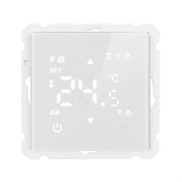 Терморегулятор Wi-Fi (механизм), STEKKER, 250В, 3500Вт, серия Катрин, GLS00-7119-01, белый