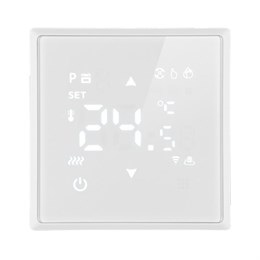 Терморегулятор Wi-Fi (механизм), STEKKER, 250В, 3500Вт, серия Эмили, RSW00-5119-01, белый фарфор, soft touch